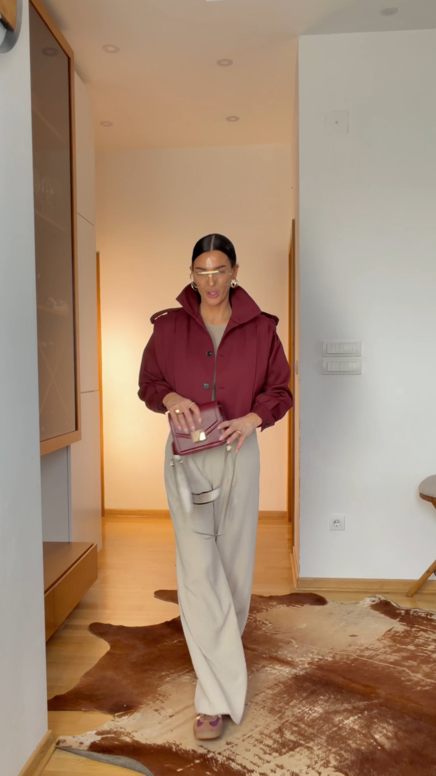 Statement Jacket - Ruby