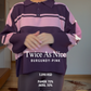 Twice As Nice- Burgundy/Pink