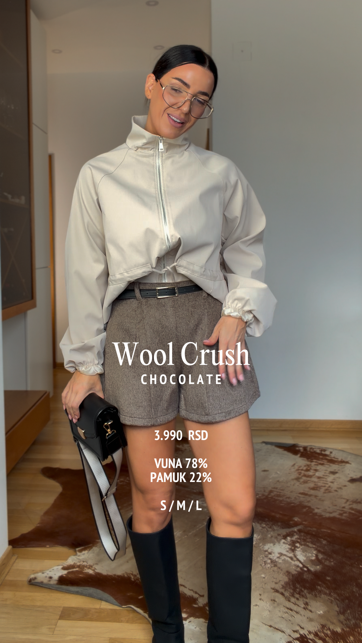 Wool Crush-Chocolate