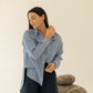 Summer Basic Shirt - Deep Blue Stripes
