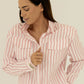 Summer Basic Shirt - Pink Stripes