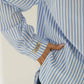 Summer Basic Shirt - Soft Blue Stripes
