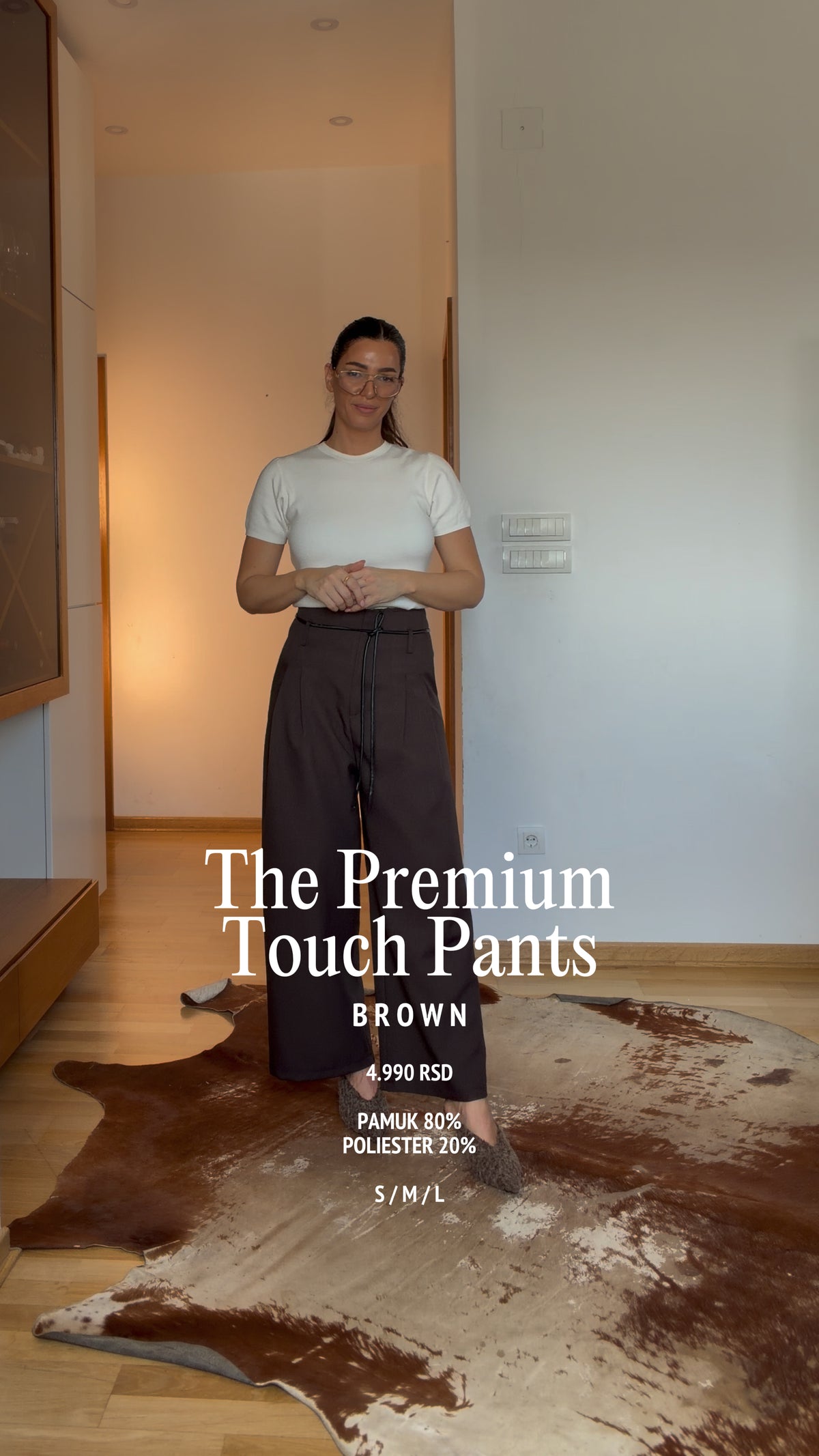 The Premium Touch Pants - Brown