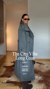 The City Vibe Long Coat - Grey