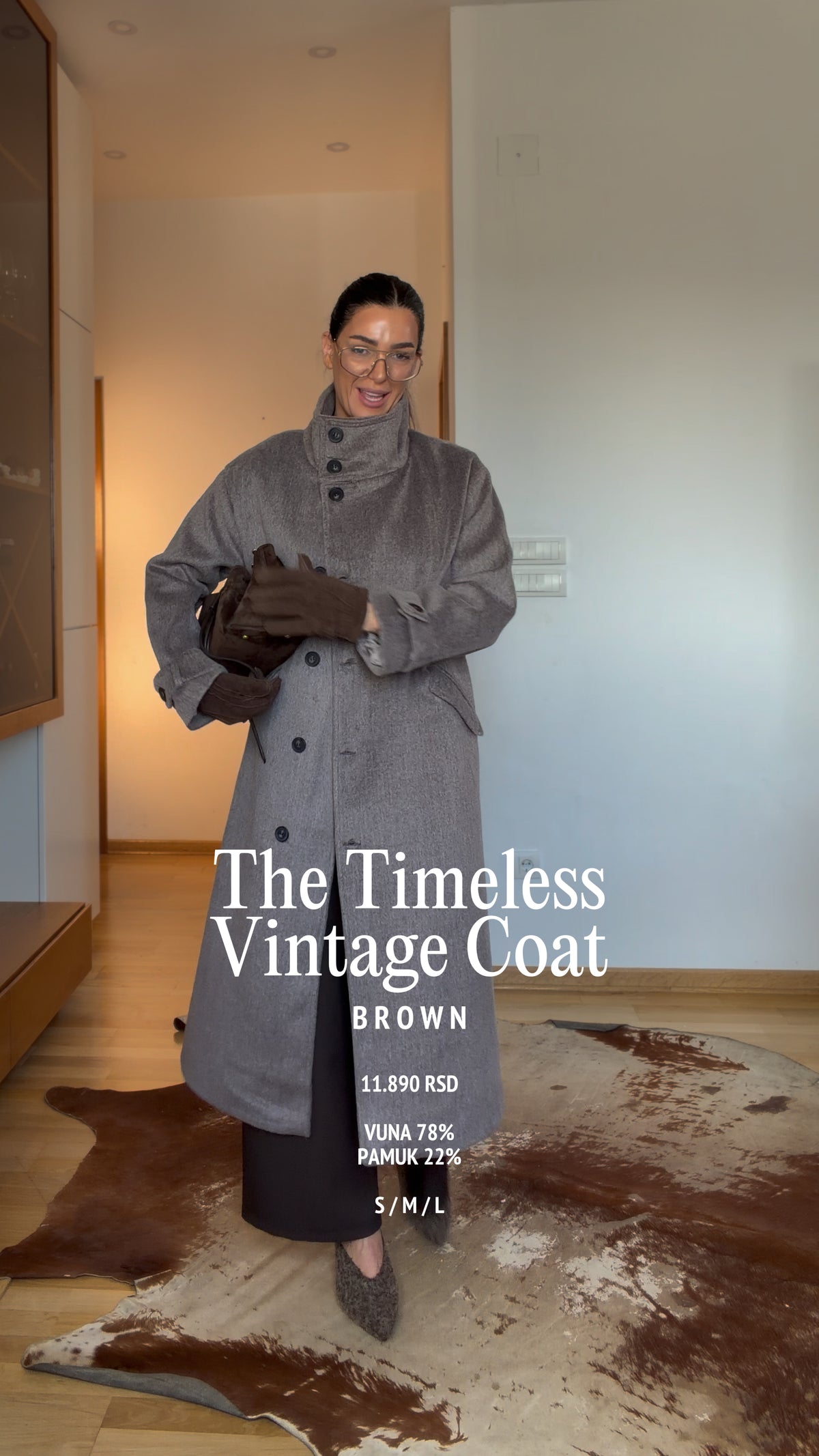 The Timeless Vintage Coat - Brown