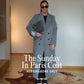 The Sunday In Paris Coat - Herringbone Grey