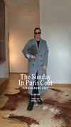 The Sunday In Paris Coat - Herringbone Grey