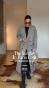 The Sunday In Paris Coat - Herringbone Beige