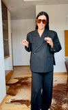 Not Regular Blazer- Black