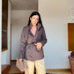 Short Trench Coat- Brown