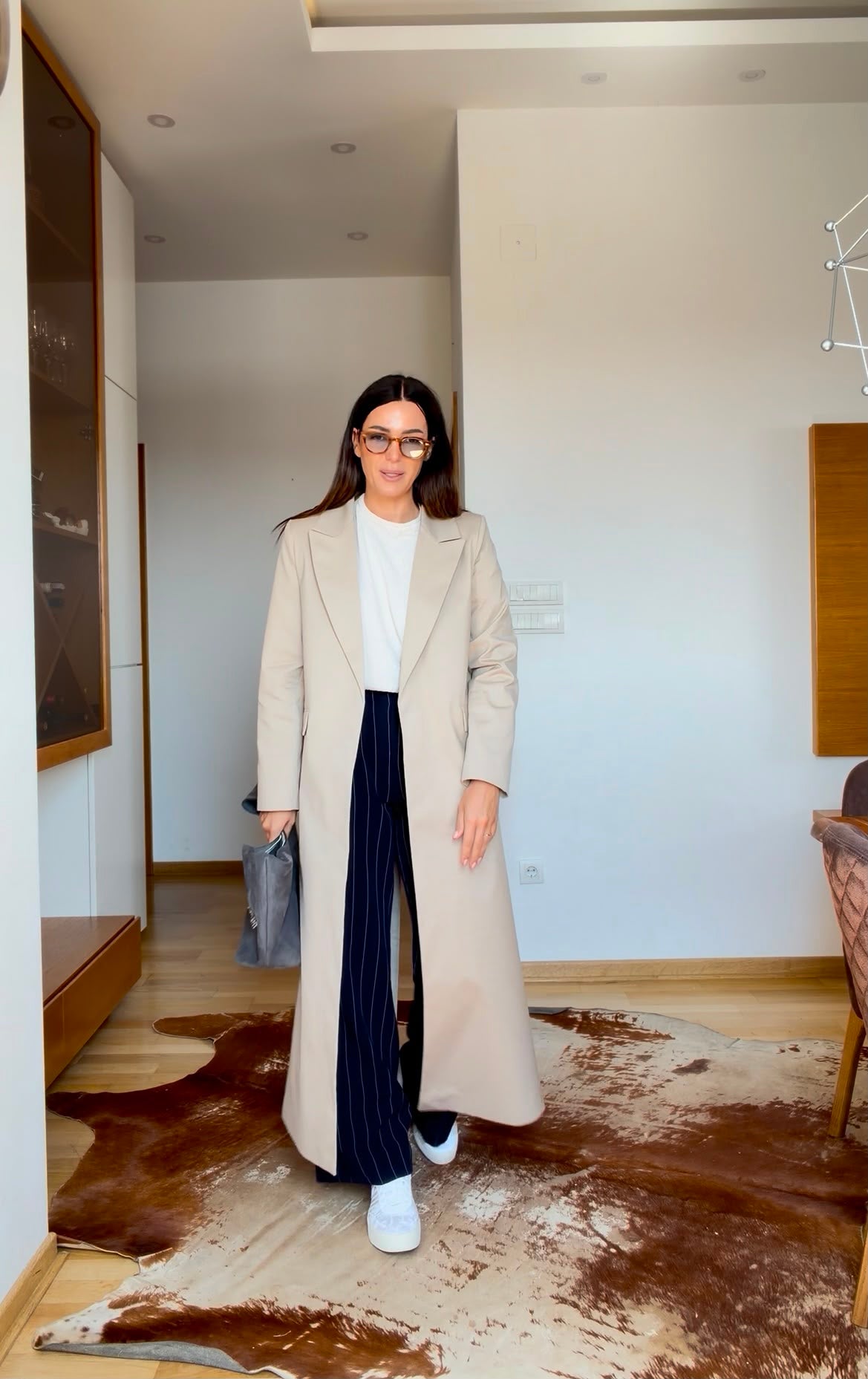 Blazer Coatigan- Beige