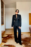 Fitted Blazer- Black