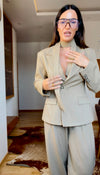 Fitted Blazer- Beige