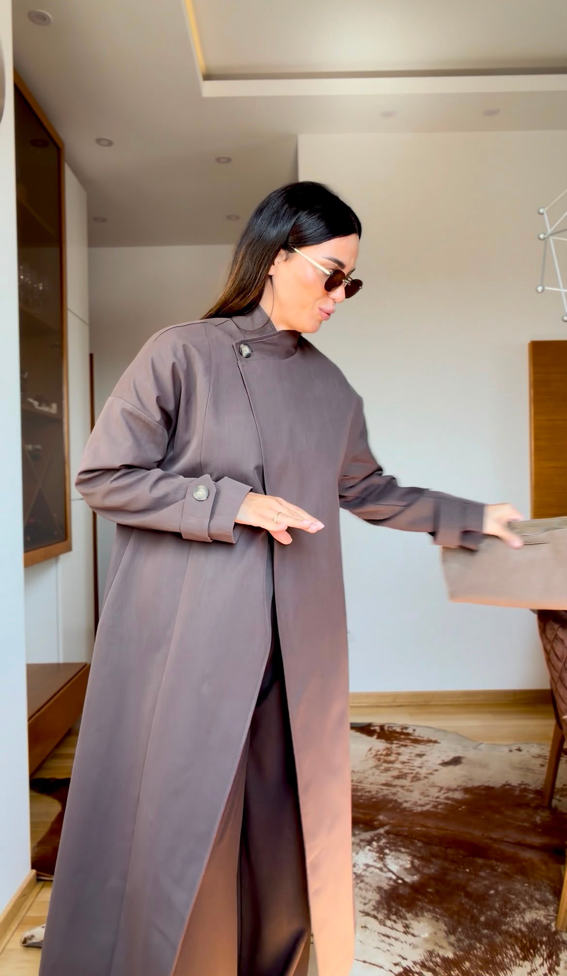 Signature Trench-Brown