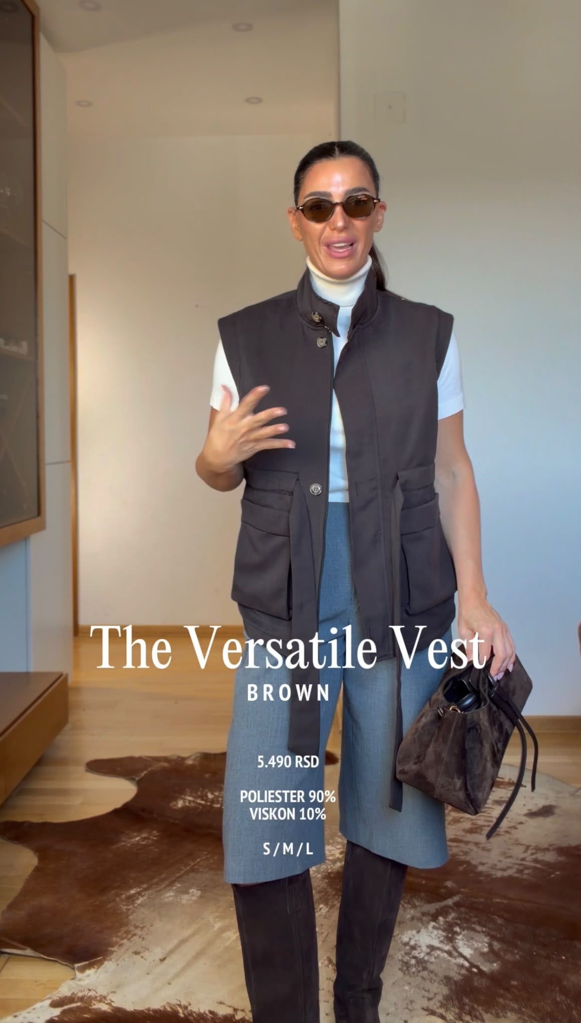 The Versatile Vest- Brown