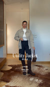 Utility Jacket- Beige