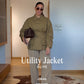 Utility Jacket- Olive