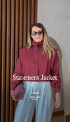 Statement Jacket-Red
