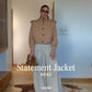 Statement Jacket-Beige