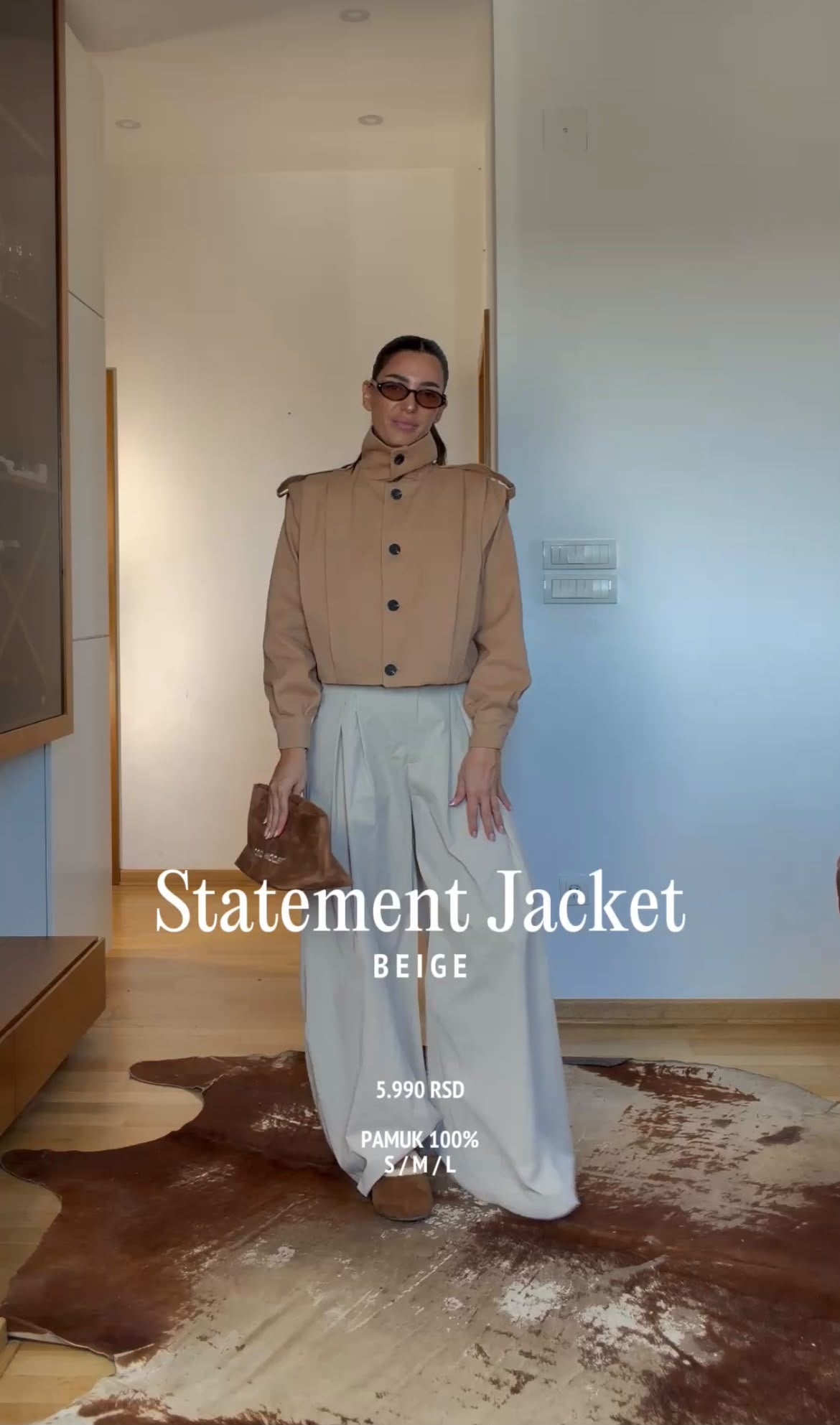 Statement Jacket-Beige