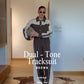 Dual-Tone Tracksuit- Brown