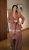 Wrap suit- Toffee Brown
