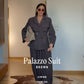 Palazzo Suit- Brown