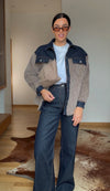 Denim Contrast Jacket