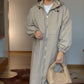 Longline Coat Jacket- Cool Beige