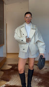 Beige Jacket Coat
