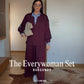 The Everywoman Set-Burgundy