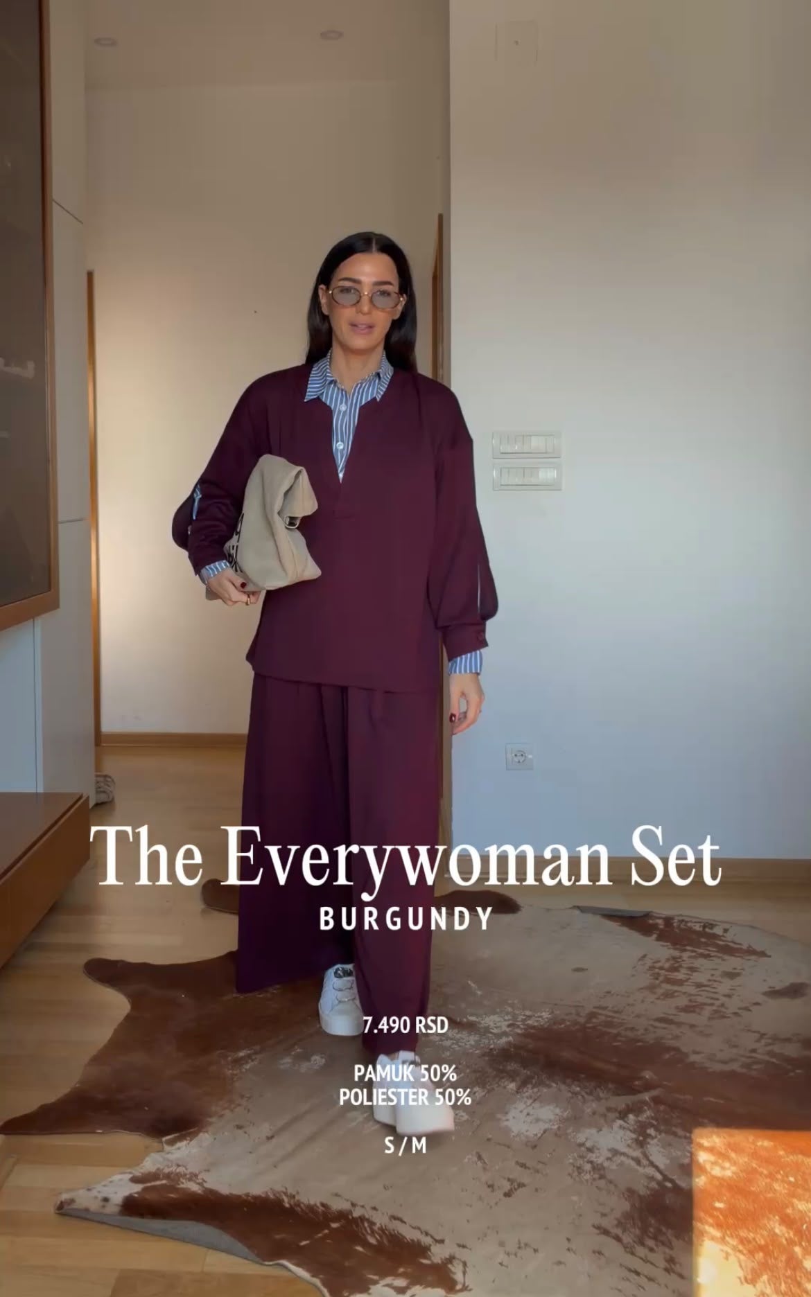 The Everywoman Set-Burgundy