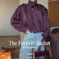 The Forever Jacket- Burgundy
