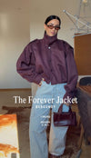 The Forever Jacket- Burgundy