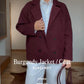 Burgundy Jacket-Coat