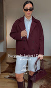 Burgundy Jacket-Coat
