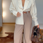 Oversize sako-ogrtač- Perla bela