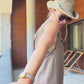 Sienna | Linen Dress - Mocca