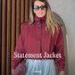 Statement Jacket-Red