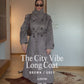 The City Vibe Long Coat - Brown / Grey