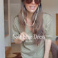 Soft Line Dress- Olive